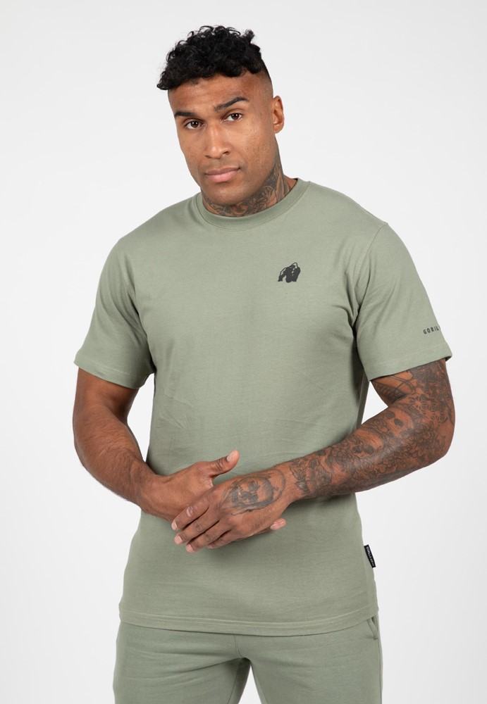 Gorilla Wear Leon T-shirt - Groen - 2XL