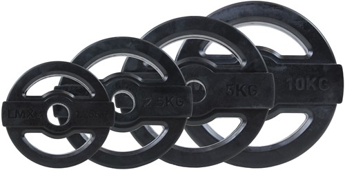 Lifemaxx Studio Pump Disc Halterschijf - 30 mm - 1,25 kg - Zwart-2