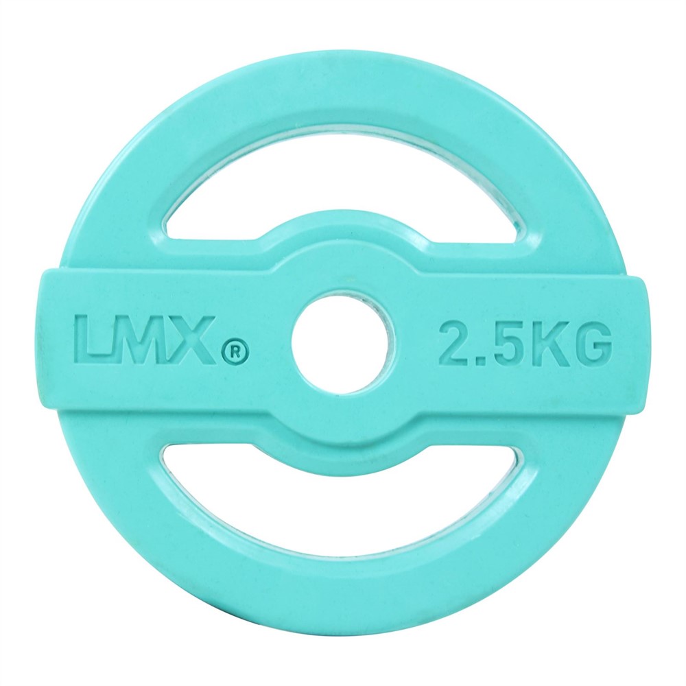 Lifemaxx Studio Pump Disc Halterschijf - 30 mm - 2,5 kg - Blauw/Turquoise