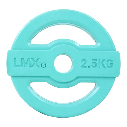 Lifemaxx Studio Pump Disc Halterschijf - 30 mm - 2,5 kg - Blauw/Turquoise