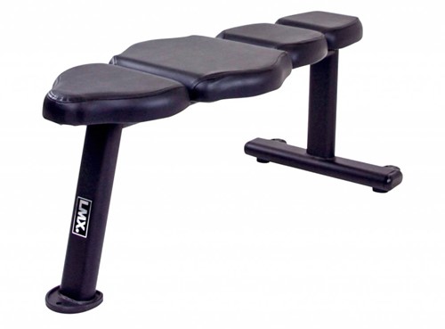 Lifemaxx Flat Bench - Trainingsbank - Zwart