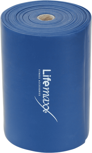 Lifemaxx Flex Band - Sterk - 12 meter - Blauw