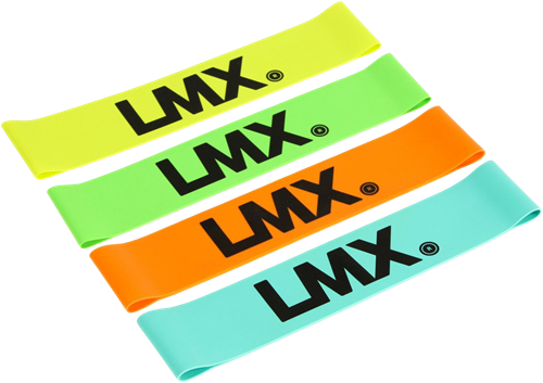 Lifemaxx LMX Mini Weerstandsband - Medium - Oranje - 10 stuks-3