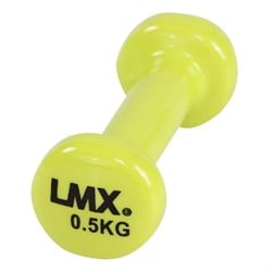 Lifemaxx Vinyl Dumbbellset - Set van 2 x 0,5 kg - Geel