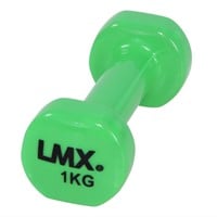 Lifemaxx Vinyl Dumbbellset - Set van 2 x 1 kg - Groen