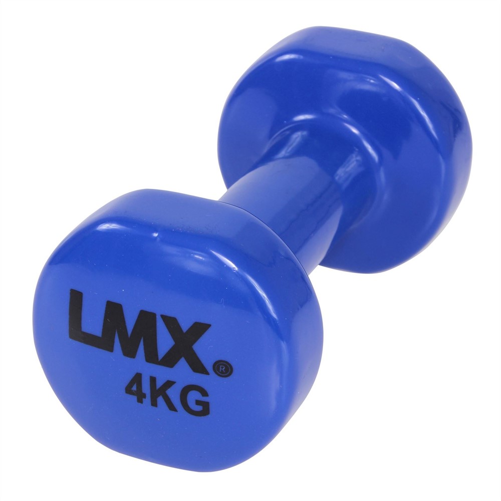 Lifemaxx Vinyl Dumbbellset - Set van 2 x 4 kg - Donkerblauw