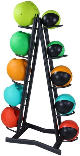 Lifemaxx LMX Medicijnballen Opbergerek -  Voor 10 Medicineballen-2