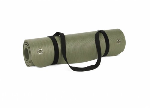 Lifemaxx LMX Pilates/Yoga Fitnessmat 180 cm - Olijfgroen
