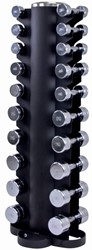 Lifemaxx Dumbbell Toren met Volledige Chroom Dumbbell Set - 1 t/m 10 kg