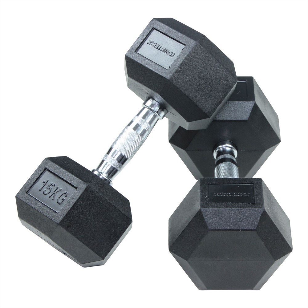 Lifemaxx Crossmaxx Hexa Dumbbell Set - 2 x 2,5 kg