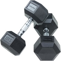 Lifemaxx Crossmaxx Hexa Dumbbell Set - 2 x 17,5 kg