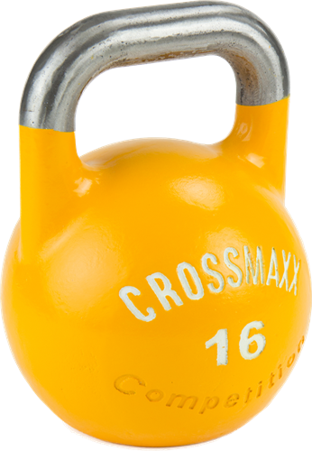 Lifemaxx Crossmaxx Competition Kettlebells - Geel - 16 kg