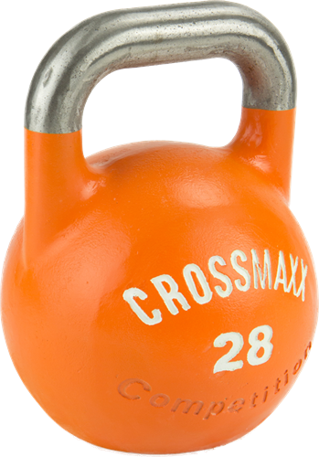Lifemaxx Crossmaxx Competition Kettlebells - Orange - 28 kg
