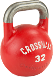 Lifemaxx Crossmaxx Competition Kettlebells - Rood - 32 kg