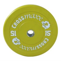 Lifemaxx Crossmaxx Bumper Plate - Halterschijf - 50 mm - 15 kg