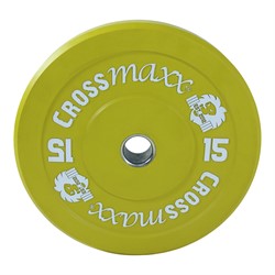 Lifemaxx Crossmaxx Bumper Plate - Halterschijf - 50 mm - 15 kg