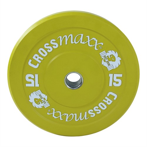 Lifemaxx Crossmaxx Bumper Plate - Halterschijf - 50 mm - 15 kg