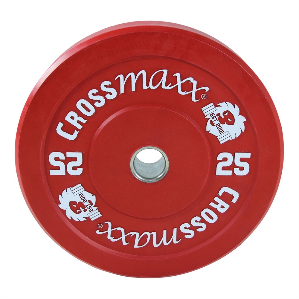 Lifemaxx Crossmaxx Bumper Plate - Halterschijf - 50 mm - 25 kg