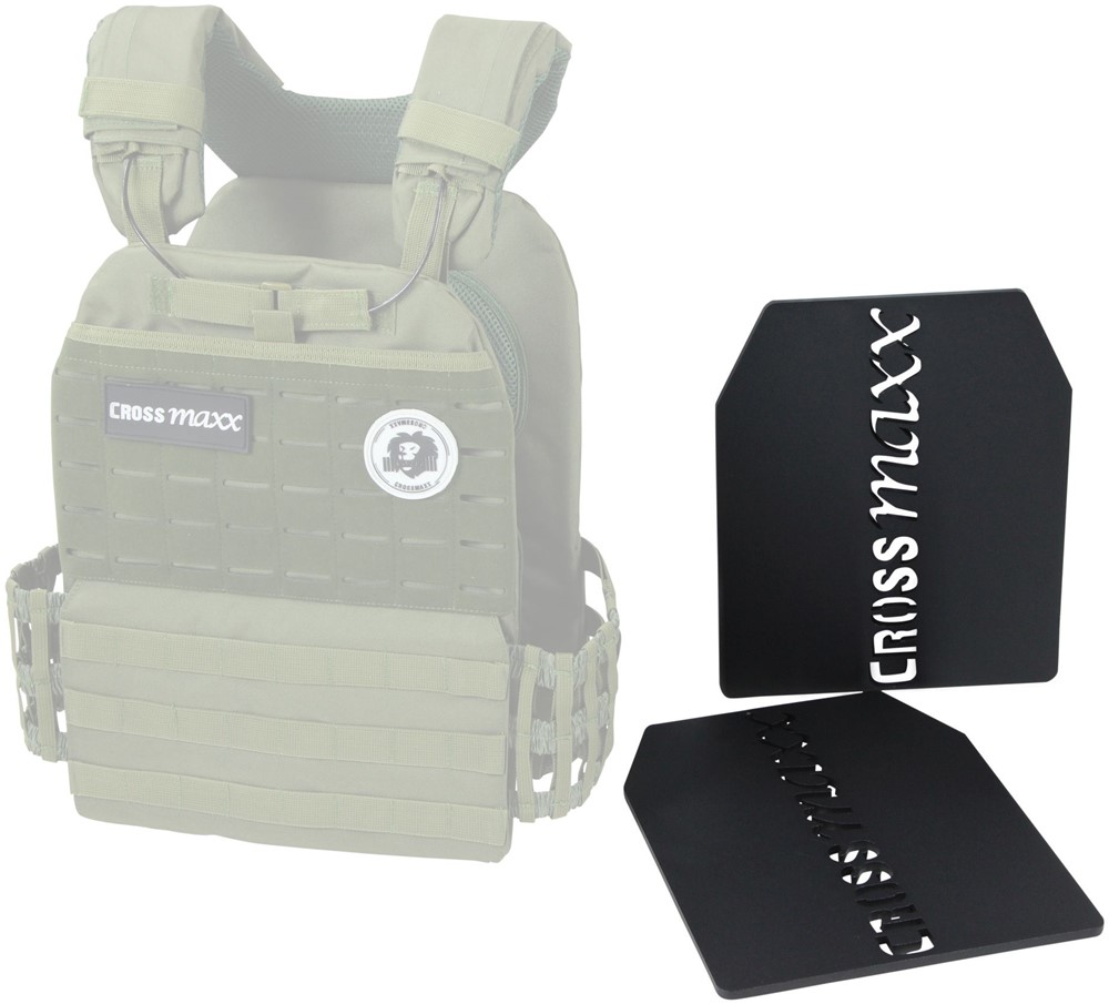 Lifemaxx Crossmaxx Tactical Vest Plate - Set 2 x 1,7 kg
