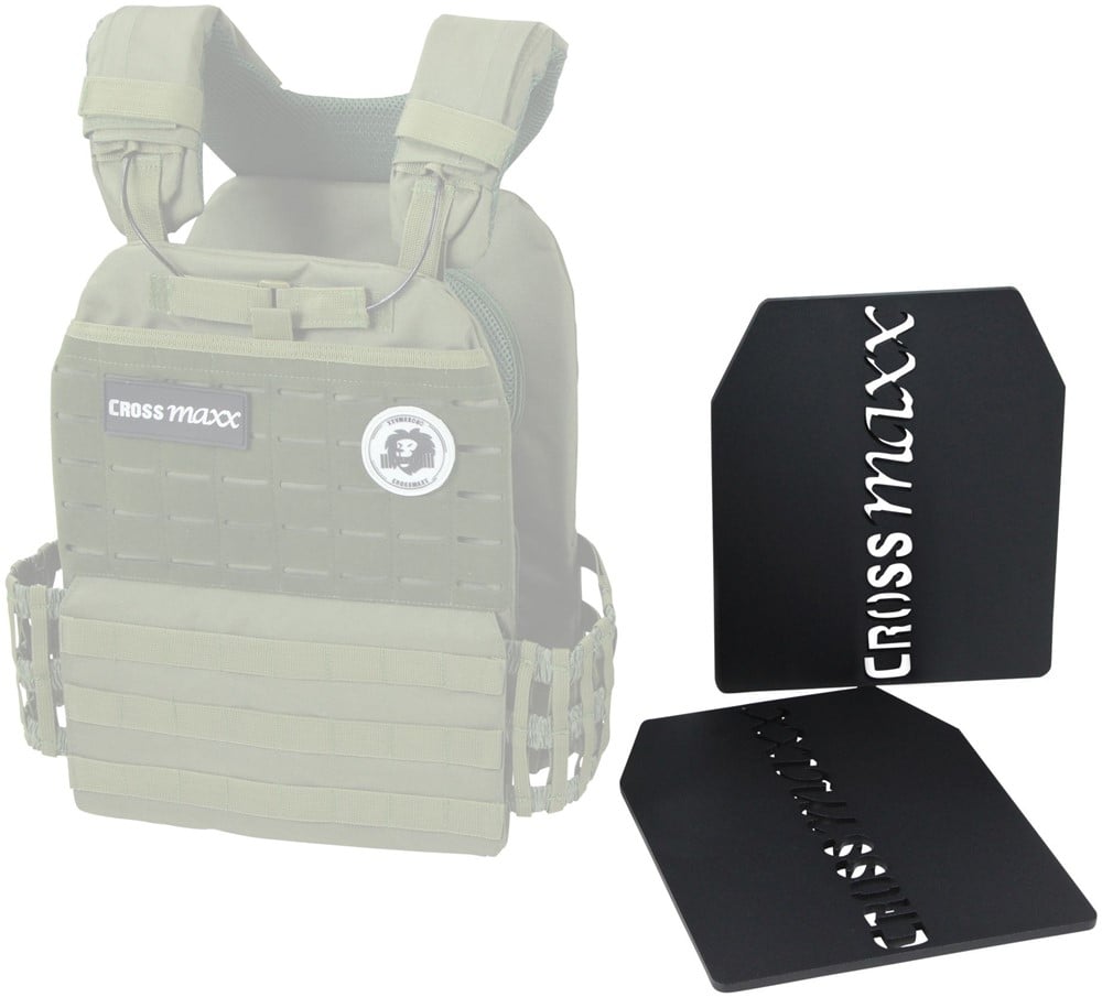Lifemaxx Crossmaxx Tactical Vest Plate - Set 2 x 4 kg