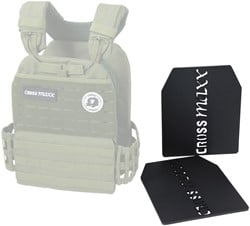 Lifemaxx Crossmaxx Tactical Vest Plate - Set 2 x 4 kg