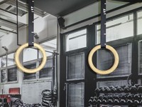 Muscle Power Houten Crossfit Ringen / Turnringen Set - Inclusief Straps-3