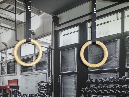 Muscle Power Houten Crossfit Ringen / Turnringen Set - Inclusief Straps-3