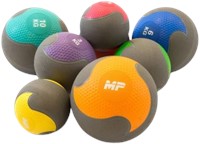 Muscle Power Rubber Medicijnbal - 3 kg-3