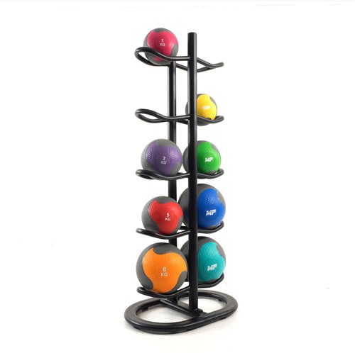 Muscle Power Rubber Medicijnbal - 4 kg-2