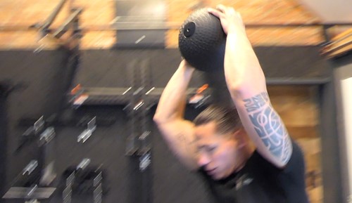 Muscle Power Slam Ball - Gripvast Rubber - 15 kg-3