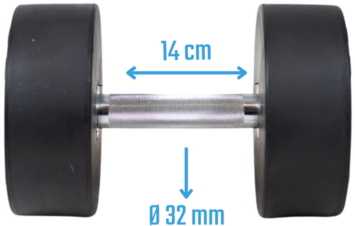 Muscle Power Ronde Dumbbell - 24 kg-2