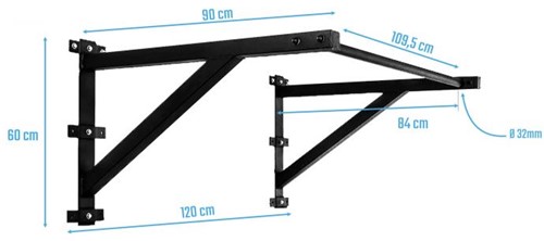 Muscle Power Cross Fit Pull Up Rek - Optrekstang-3