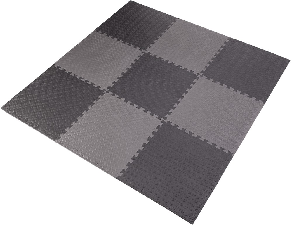 HMS Puzzelmat - Set van 9 - 12 mm - Donkergrijs