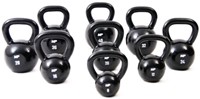 Muscle Power Gietijzeren Kettlebell - Zwart - 16 kg-2