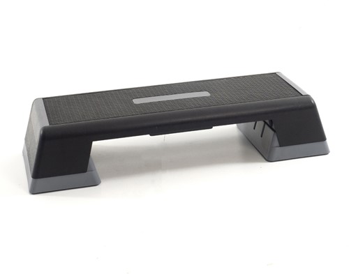 Muscle Power Verstelbare Aerobic Step - Monoblok XXL - Zwart/Grijs