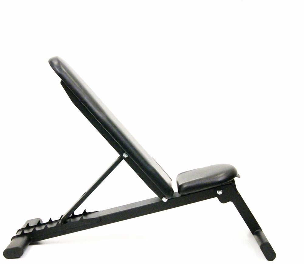 Muscle Power Opklapbare Trainingsbank - Zwart - Tweedekans