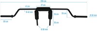 Muscle Power Squat Bar - Zwart - 32 kg-2
