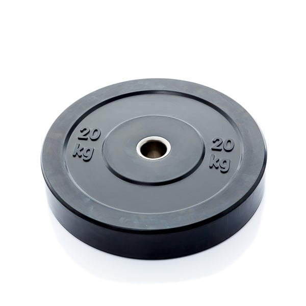 Olympic Black Bumper Plates 20 kg