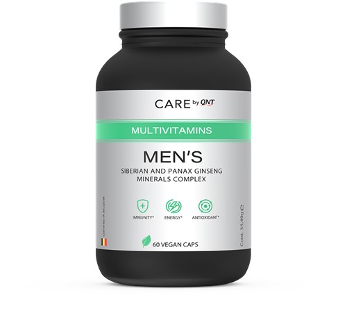 QNT Care Men's Multivitamins - 60 Vegan Capsules 