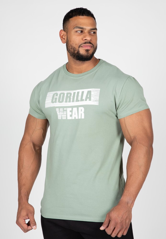 Gorilla Wear Murray T-shirt - Groen - XL