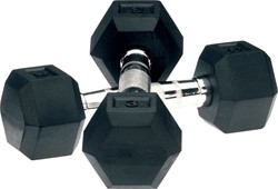 fitnessapparaat.nl Muscle Power Hexa Dumbell - 45 kg - Per stuk aanbieding