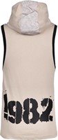 Loretto Hooded Tank Top - Beige - XL