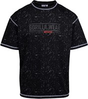 Gorilla Wear Saginaw Oversized T-shirt - Washed Black - Foto 3