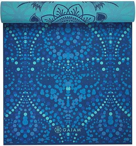 Gaiam Reversible Yoga Mat - 6 mm - Mystic Sky