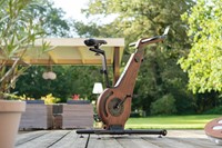 Nohrd Bike V2 Hometrainer - Vintage Eiken - Gratis trainingsschema-2