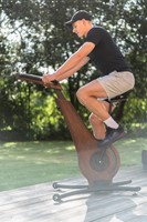 Nohrd Bike V2 Hometrainer - Vintage Eiken - Gratis trainingsschema-3