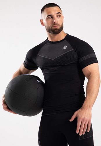 Gorilla Wear Norton Seamless T-shirt- Zwart