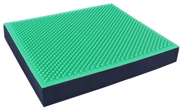 Orange Gym Spiky Balance Pad 2 in 1 - Groen/Zwart