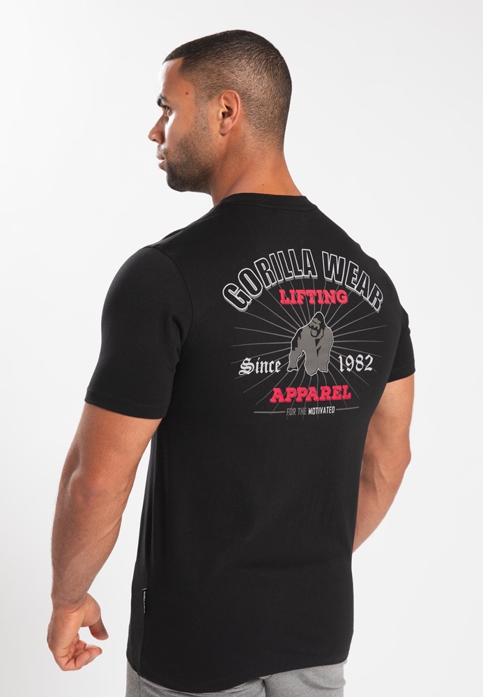 Gorilla Wear Oregon T-shirt - Zwart - S