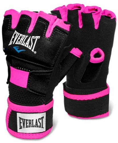 Everlast Evergel Hand Wraps - Zwart/Roze